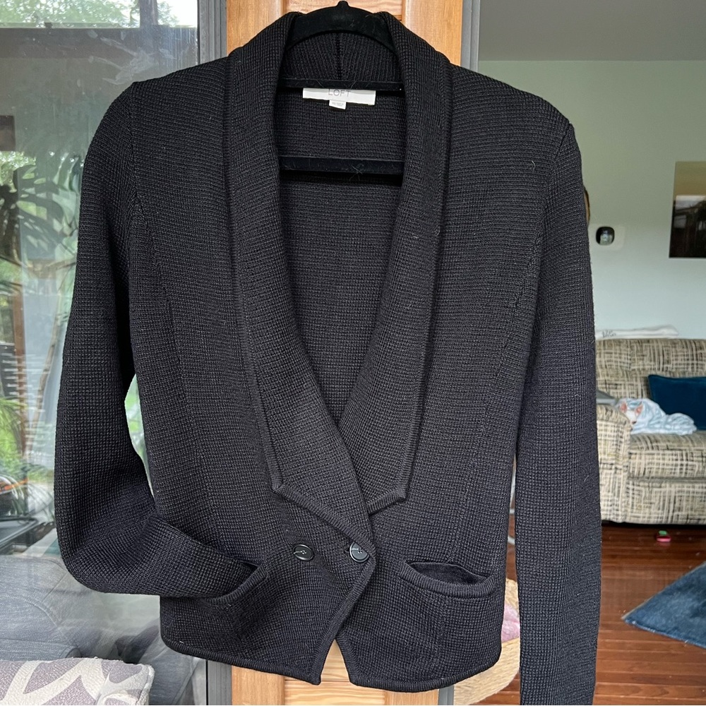 Loft Double Breasted Cardigan NWOT